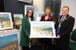 Mallusk Market provided a showcase for local artist Janine Dempster