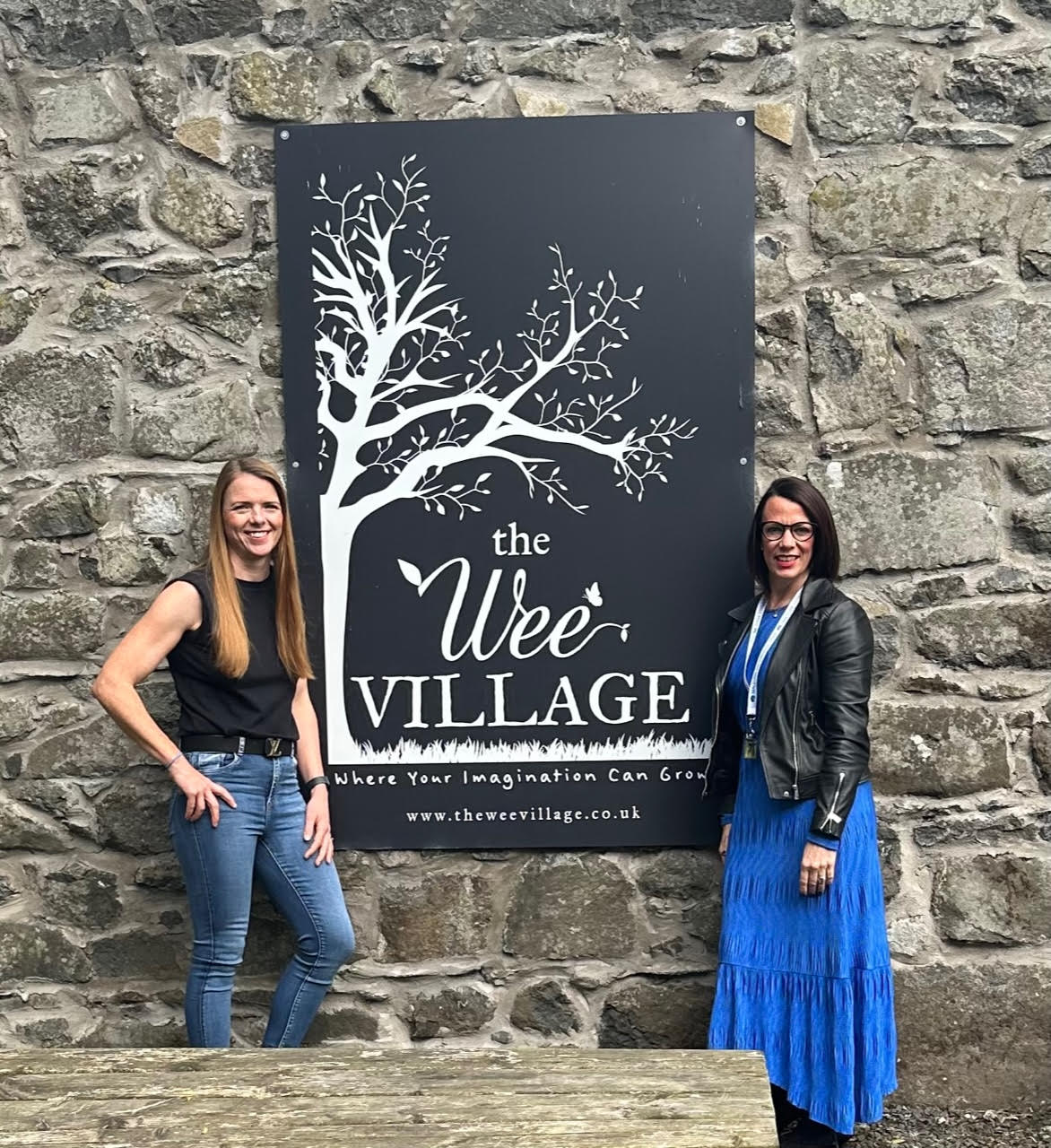 The Wee Village in Doagh founder Victoria Nicholas pictured with her Business Advisor Louise Parkes from Mallusk Enterprise Park