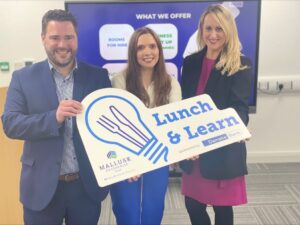 Lunch and Learn at Mallusk Enterprise Hub sponsored by Danske Bank photo from Effective HR without a Big Budget session to support local businesses