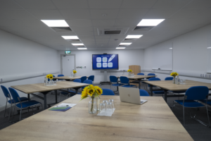 Mallusk Enterprise Hub is a custom built facility within Mallusk Enterprise Park which offers co-working space, private meeting rooms and conference facilities.